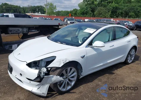 2018 Tesla Model 3 Long Range/Performance from USA, damaged, VIN 5YJ3E1EB0JF098108